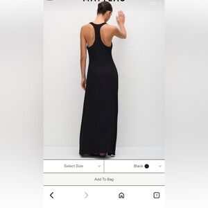 Black racerback Dress